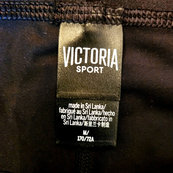 Victoria Secret Sport Black Leggings Size Medium - Picture 2 of 8